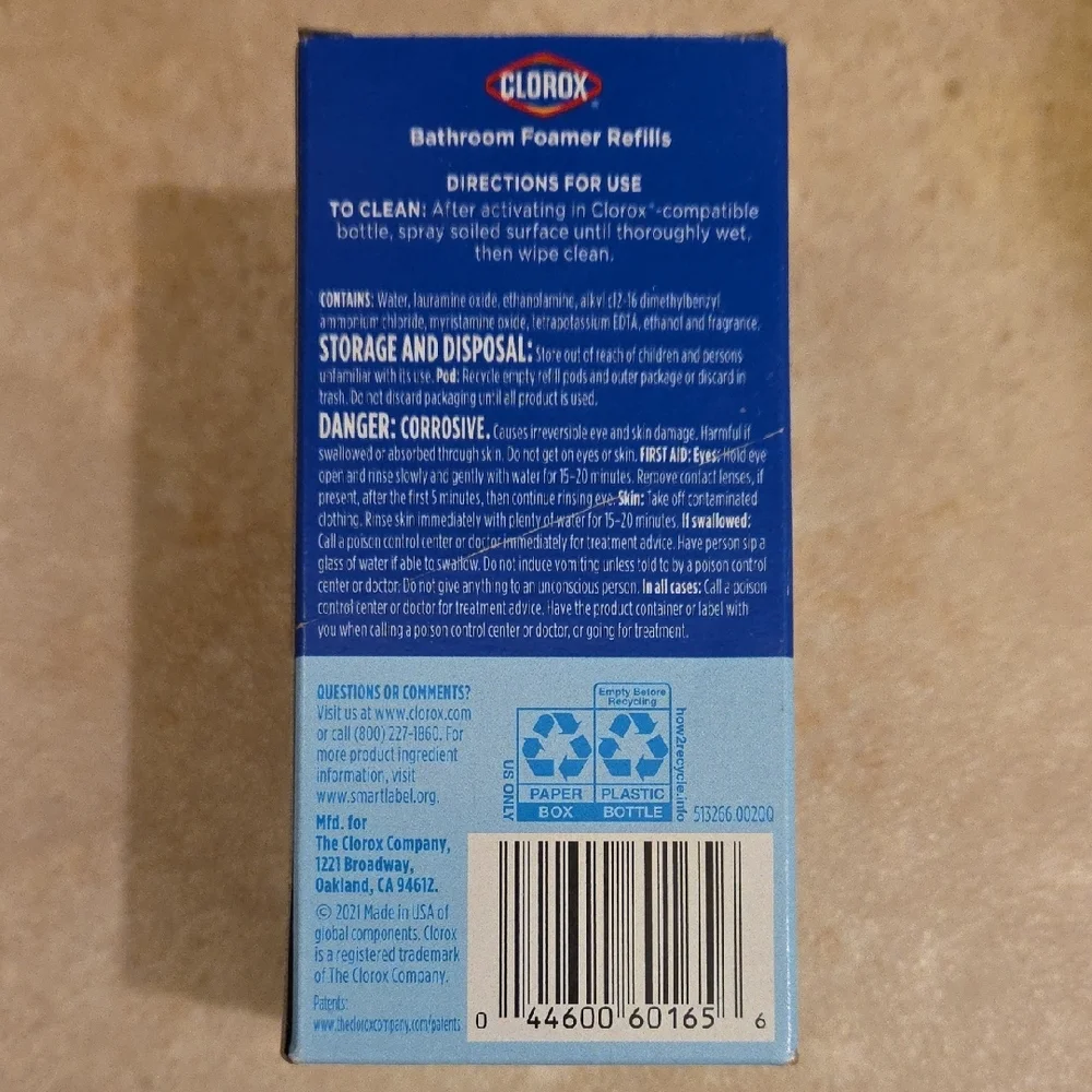 Clorox Bathroom Foamer Refills